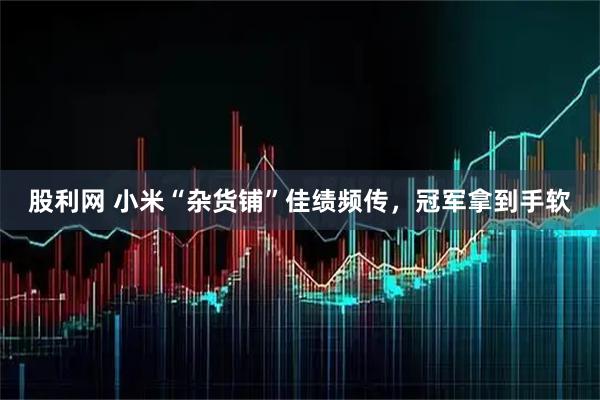 股利网 小米“杂货铺”佳绩频传，冠军拿到手软