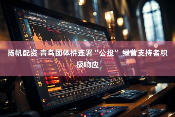 扬帆配资 青鸟团体拼连署“公投” 绿营支持者积极响应